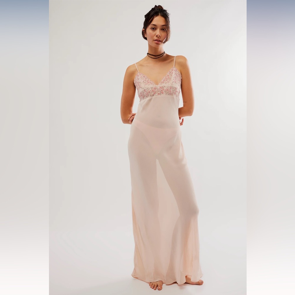 Free People Midnight Magic Maxi Slip size M